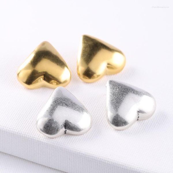 Stud Earrings LONDANY Antique Love S925 Silver Needle Temperament Advanced Heart Shaped Ear Clip