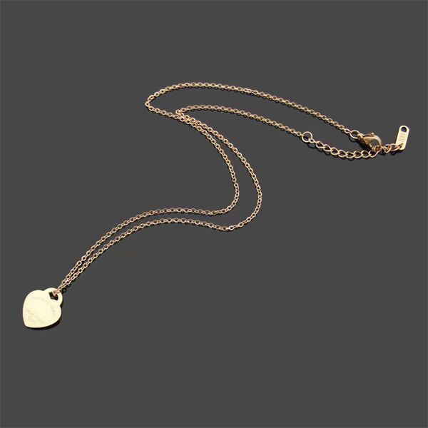 Gold Pendant Necklaces Necklace Home Fashion Charm Men&#039;s and Women&#039;s Itys High Quality Stainless Steel Designer tiffanyisms Jewelry