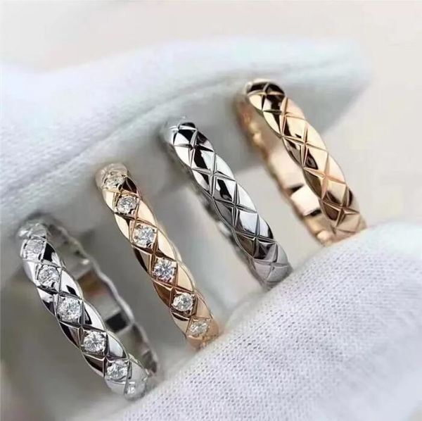 S925 sterling silver diamond band rings for women luxury shining crystal Stone Designer Ring Wedding Jewelry AAA168