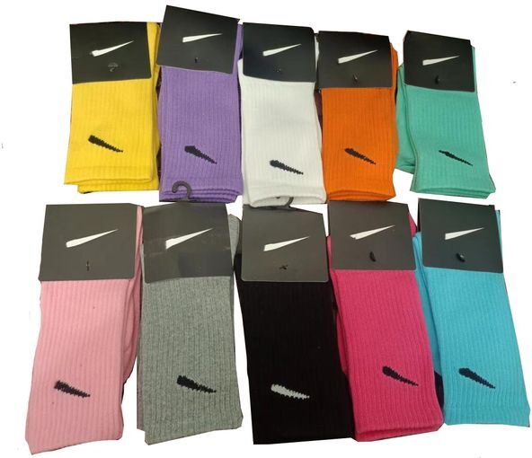 Men&#039;s Wholesale Socks Women Stockings Pure Cotton 10 Colors Sport Sockings Letter NK Print