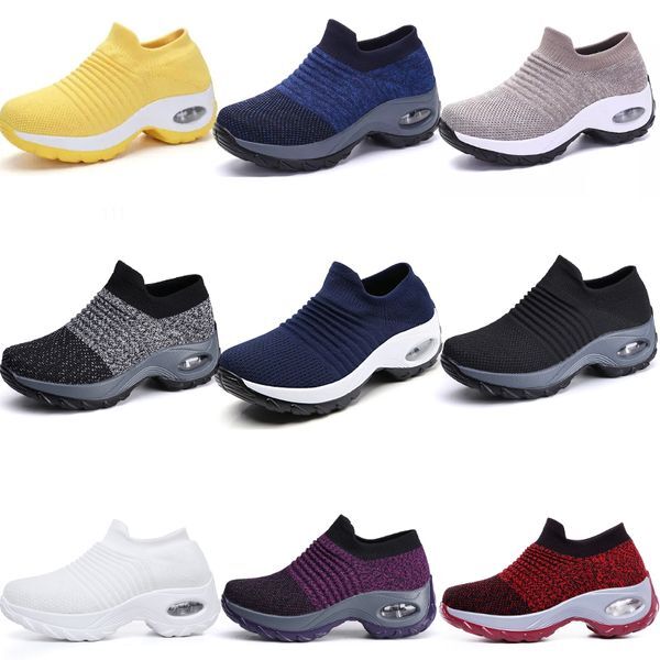 Large size men women shoes cushioned flying woven sports shoes foot covers foreign trade casual shoes GAI socks shoes fashionable versatile 35-44 46
