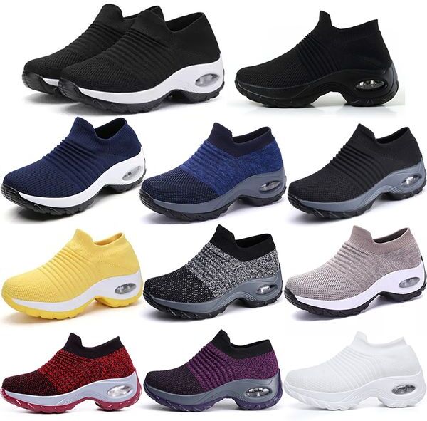 Large size men women shoes cushioned flying woven sports shoes foot covers foreign trade casual shoes GAI socks shoes fashionable versatile 35-44 19