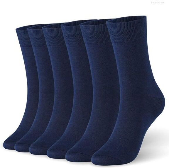 Men&#039;s Socks Men Bamboo Fiber Spring Summer Thin Shiny Solid Color Sock 6pairs/lot UK SIZE 7-11 EUR 40-46 1009 VKMONY