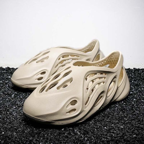2020 Men&#039;s Slip On Summer Mules Clog Comfort Casual Water Shoes Lightweight Hollow Beach Slippers Non-slip Outdoor Garden Shoes1