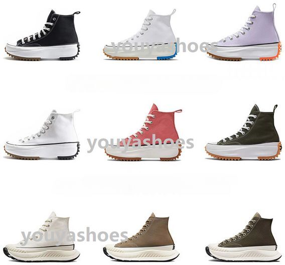 2024 Run Hike Star Casual Shoes Motion men Women British clothing brand joint Jagged Black Yellow white High top Classic Thick bottom