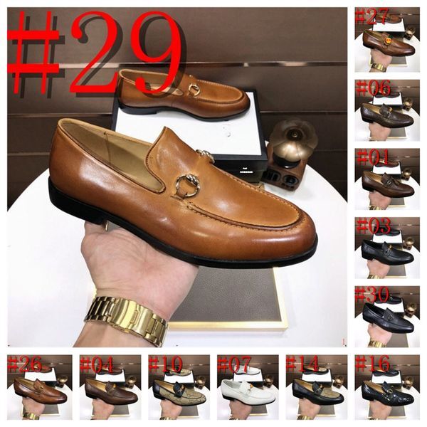 Handmade Italian Style Retro Men Leather Dress Formal Business Oxfords Shoes Men&#039;s Party Shoes Big size 38-45
