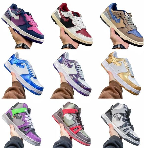 New mens basketball shoes top classic designer shoes womens retro sneakers comfortable wear-resistant skate shoes fashion couple casual shoes summer outdoor flats