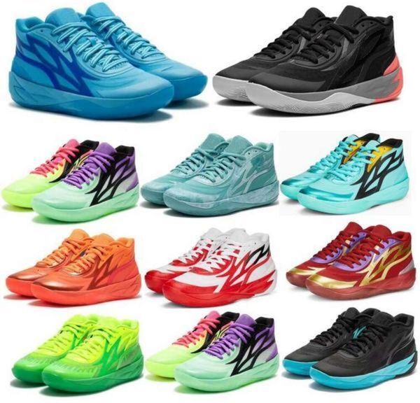 Original Lamelo Ball MB 2 02 Basketball Shoes Men Mb.02 Honeycomb Phoenix Phenom Flare Lunar New Year Jade Red Trainers Sneakers