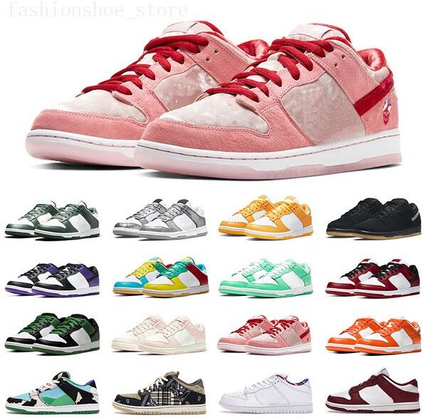 2022 Womens Mens Casual Shoes Scrap Sea Glass Scrap Archeo Brown Vintage Navy Cactus Jack Red Black White Coast UNC Grey Skate Trainers Designer Sneakers 36-44 g1