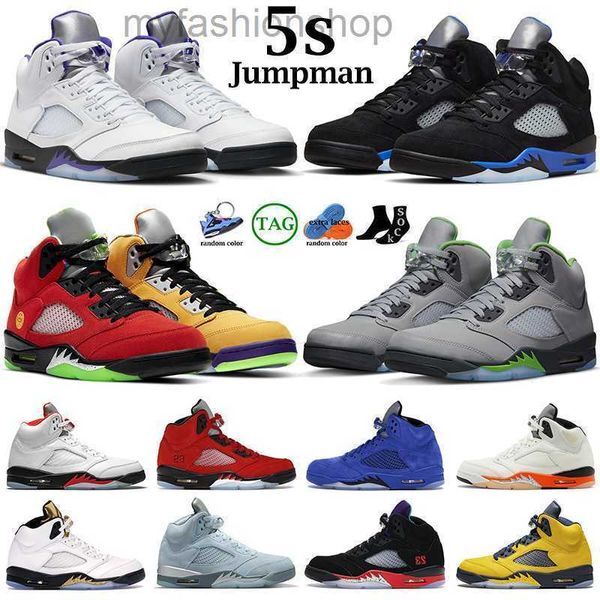 Retro Basketball Shoes Sports Sneakers Concord Green Bean Racer Blue Raging Red For Men 5S 5 Jumpman What The Stealth 2.0 Shattered Backboard sneekers