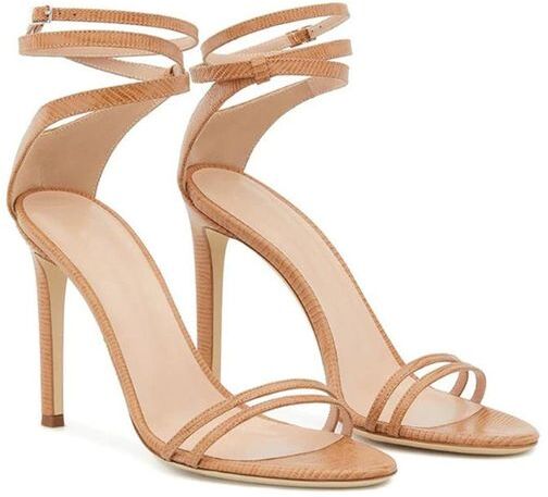 Sandals Gullick Summer Apricot Gold Silver Women Classics Round Toe Stiletto High Heels Gladiator Formal Dress Shoes