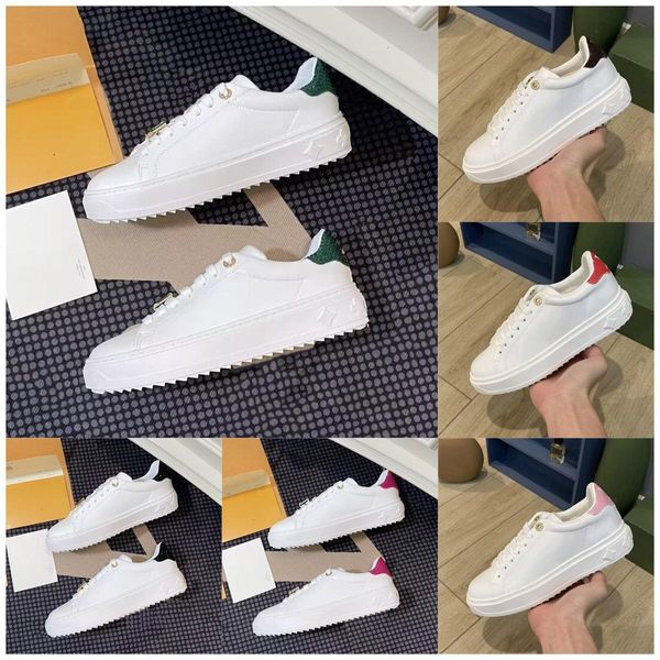 Luxury designer casual shoes fashion outdoor platform shoe women white pink red green sports running trainers embroidery classic mens womens classic sneakers