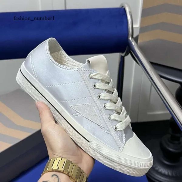 Golden Sneaker Shoe for Womens Man Flat Heel Run Shoe Luxury Designer Casual Shoe Suede Leather White Black Loafer Low Top Basketball Sports Trainer Walk Tennis S 427