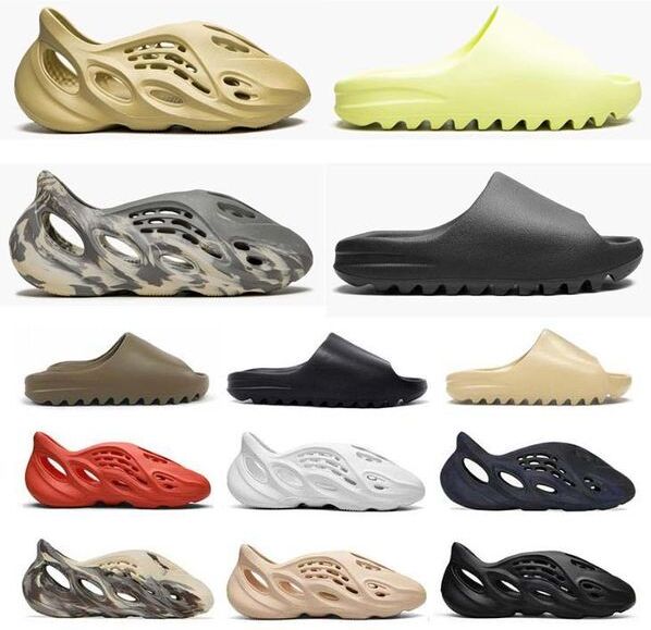 slide Designer Slippers Woman man Slider Vermillion Sandals Slide Ochre Runr Slides Mineral Blue Onyx Pure Slipper Foam Runr Bone Resin Clog Desert Ararat