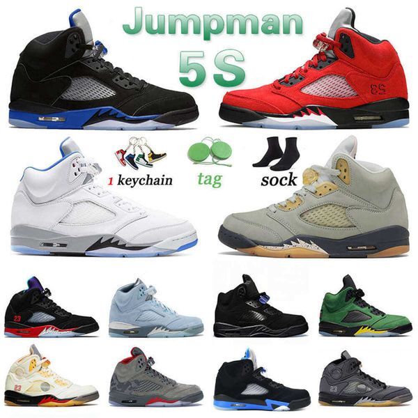 203 Jumpman 5 5s Sports Basketball Shoes Jade Horizon Sneakers Oreo Easter Camo Racer Fire Red Quai 54 Blue Bird Paris Green Bean Satin Bred Men Trainers