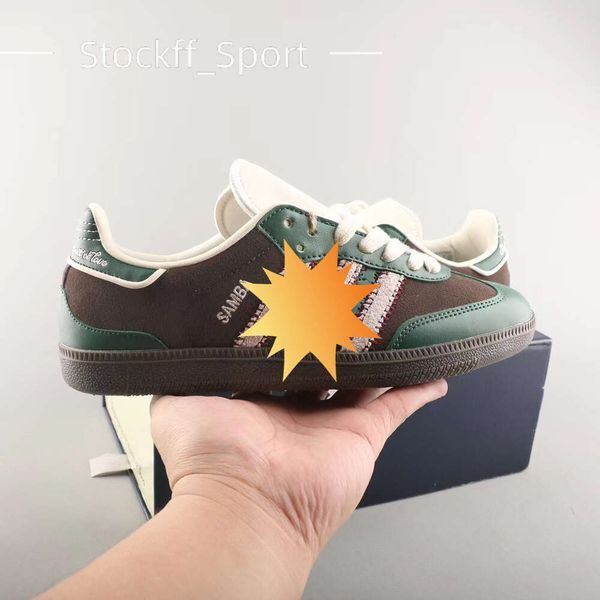 Basketball Shoes Notitle x Sam Bas Low Green Brown Lace Originals Women Sneakers Id6022