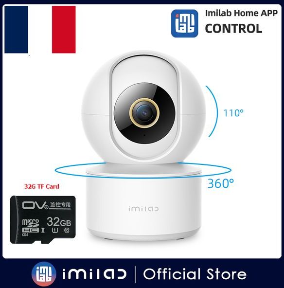 Baby Monitors Original IMILAB C21 2 5K Crystal Clear Surveillance Camera 230830