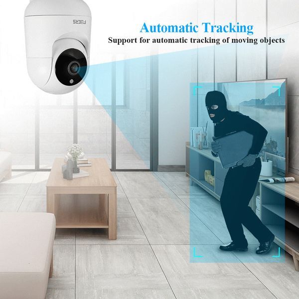 IP Cameras Fuers 3MP Camera Tuya Smart Home Indoor WiFi Wireless Surveillance Audio Cam CCTV Automatic Tracking Security Baby Monitor 230712MUXX