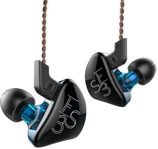 Headphones & Earphones KZ ES3 Balanced Armature With Dynamic In-ear Eartips And Earphone Driver Noise Cancelling Headset