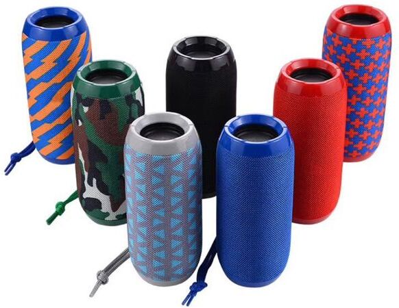 TG117 Wireless Bluetooth Speaker Portable Plug-in Card Outdoor Sports Audio Double Horn Waterproof Speakers 7 Colors