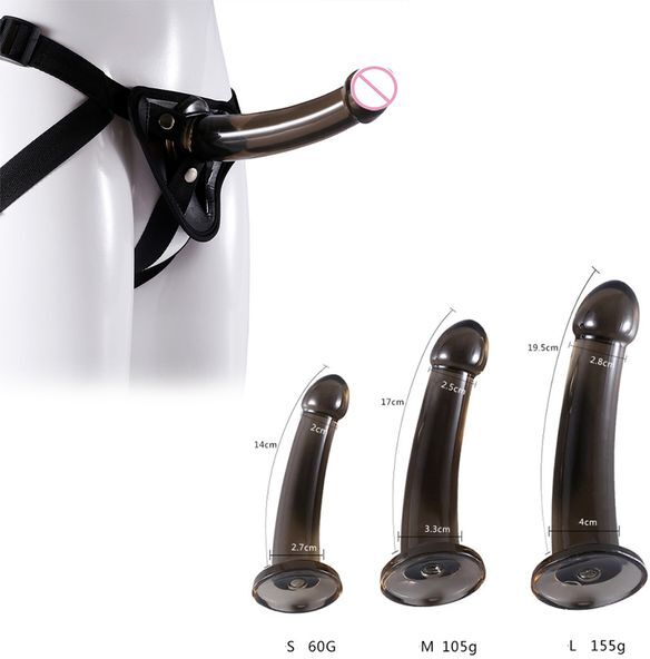 Strap On Realistic Dildo Pants For Woman Men Couples Strapon Panties Silicone Anal Plug Gay Adult Game sexy Toy Products