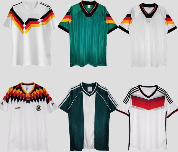 1990 Germany Soccer Jersey 1992 1994 1996 1998 2014 Retro Soccer Jerseys Home Away Football Shirts