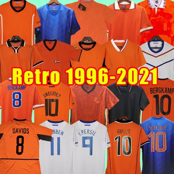 Retro Netherland Soccer Jerseys 2012 Gullit Van Basten Holland football shirts Classic Rijk 08 10 96 97 1997 1998 2000 2002 2010 2014 home away 2008 2010 1996 21