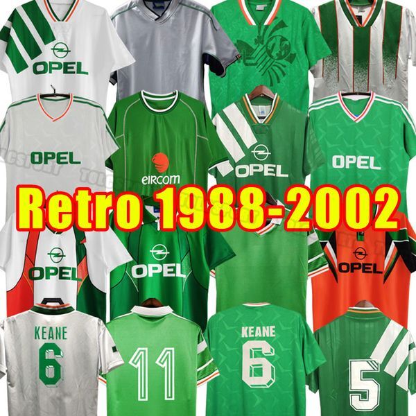 Ireland retro soccer jerseys home classic vintage Irish McGRATH Duff Keane STAUNTON HOUGHTON McATEER football shirt 92 93 94 96 1988 1990 1994 1997 2002 1992 1993 1996