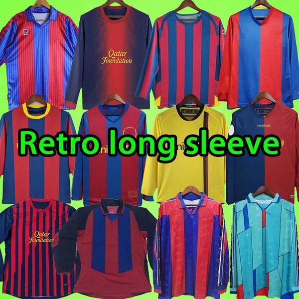 05 06 Barcelona Retro soccer jerseys long sleeve football shirt 1991 1992 1997 2003 2004 2005 2006 2007 2008 2009 2010 RONALDINHO A.INIESTA 91 92 96 97 03 04 05 06 07 09 10 11