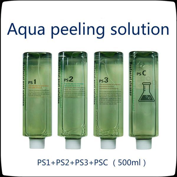 2021 New PS1 PS2 PS3 PSC Aqua Peeling Solution 500ml Per Bottle Hydra Dermabrasion Facial Serum Cleansing for Normal Skin