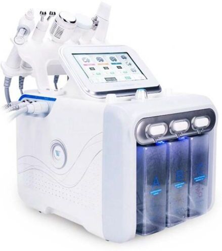 Microdermabrasion RF 6 in 1 hydrafacial Water Oxygen jet peeling Oxygen facial machine Deep Cleansing Exfoliating vaccum blackhead3067065