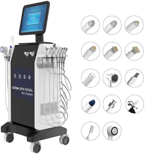 15 in1 Hydrafacial Machine Skin Care Microdermabrasion Rf Face Lifting Water Jet Aqua Facial Hydra Machine Spa