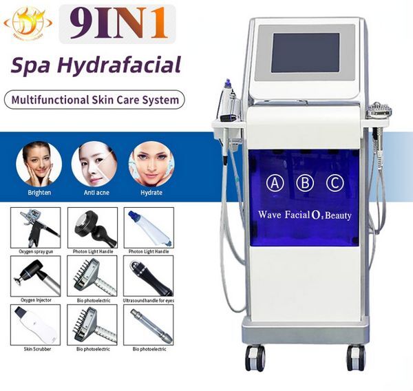 Dermabrasion Machine Diamond Microdermabrasion Home Use Oxygen Aqua Jet Peel Bio-Lifting Ultrasonic Skin Peeling Beauty Equipmen326