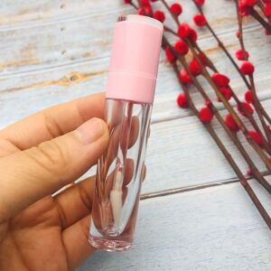 10/50/100pcs 5ml Empty Lip Gloss tube,Pink cap, DIY Plastic lip glaze Tube,Beauty Makeup Tools 201012