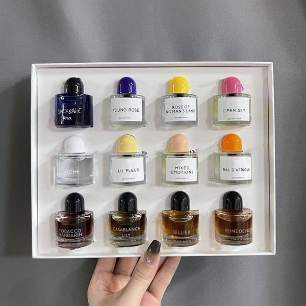 Factory direct fragrance Byredo Cologne Perfume Set 10ml 12pcs Super Cedar Blanche Rose Of No Mans Land 100ml Mojave Ghost open sky tobacco mandarin EDP Spray Gift Box