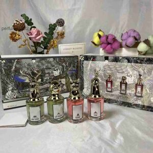 kiamiu Spray Fragrance Portraits Perfume Inimitable Penhaligon Beast-head Series 4*30ml Gift Set Fox Elk Deer Pea Cheetah Head Long Lasting 4 in 1 Parfum Kitklit