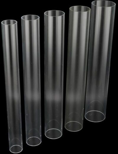 Watering Equipments Pea Particle Water Cooling Transparent Hard Tubes 50cm OD 50mm 60mm 70mm 75mm 90mm Acrylic Pipe Garden Irrigation 2pcs