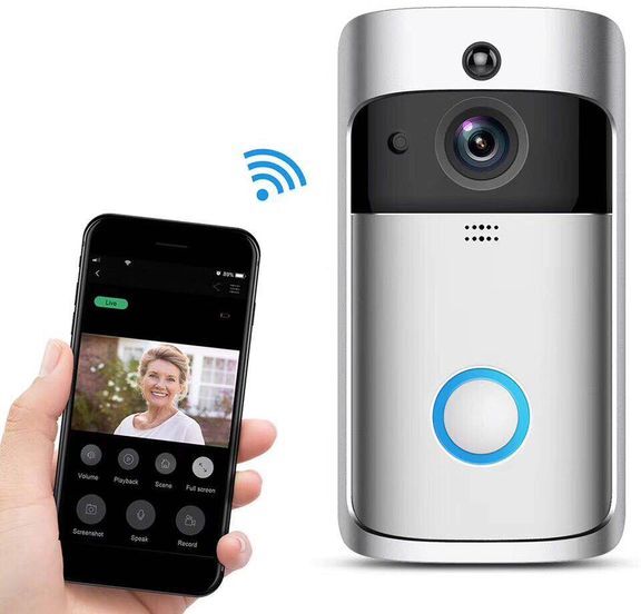 Smart Doorbell Wireless Bell Ring Camera Video Door Phone Call Intercom System Apartment Eye Wifi