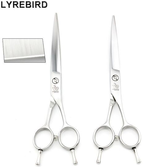 Scissors Shears Professional Dry hair cutting scissors Serrated blade 6 INCH 65 7 Sawing Bearing screw Lyrebird HIGH CLASS 230828