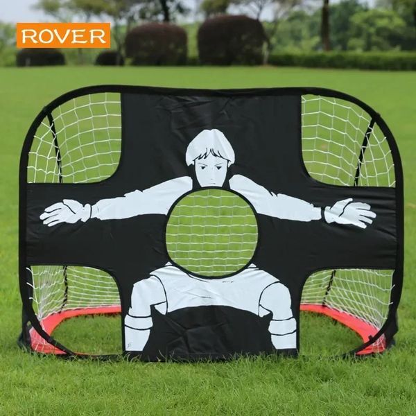 Folding Soccer Goal Portable Training Goal Mini Childrens Football Target Net Indoor Outdoor Movable Training Toy soccer ball 240301