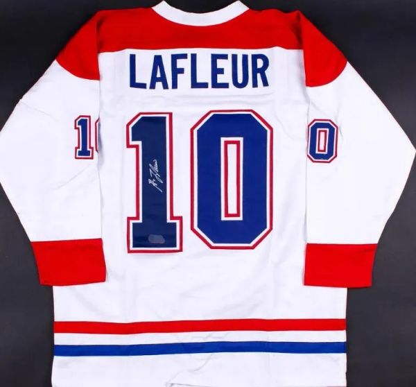 CUSTOM Sundin GUY LAFLEUR Messier Signed Autograph signatured Autographed auto jersey shirts