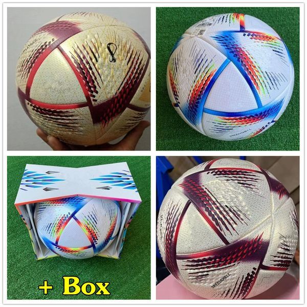 New top 2023 World Cup soccer Ball Size 5 high-grade nice match football Ship the balls without air