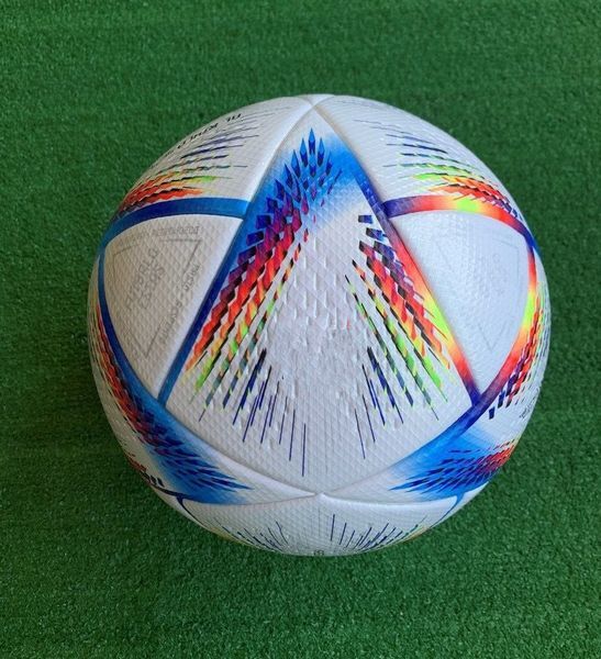 Balls Soccer Ball Official Size 5 PU leather Material Outdoor Match League Football Training Seamless bola de futebol 230417