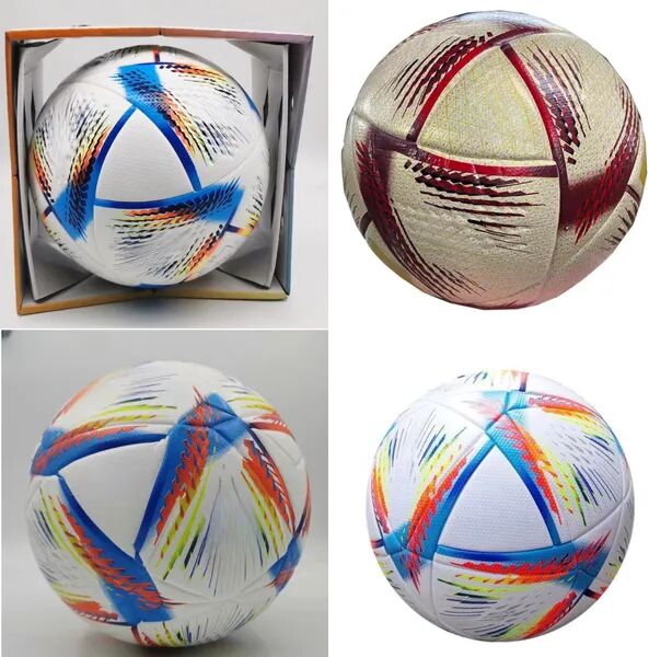 22 23 New Balls soccer Ball Size 5 high-grade nice match football The Material For The Champagne PU Seamlessly Heat Bonded Ship the balls without air Soccer Balls