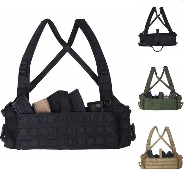 Hunting Jackets Chest Rig MOLLE Mag Carrier Rigs Tactical Modular Panel Military Vest For Paintball Outdoors