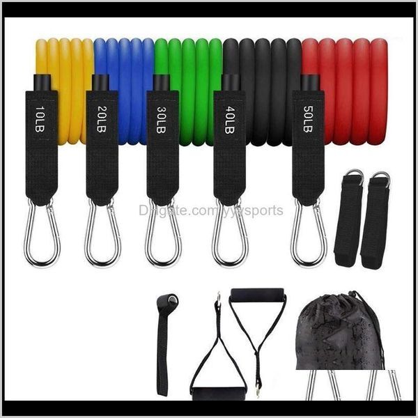 150Lbs Sports Yoga Pull Elastic Resistance Bands Rope Body Exercise Fitness Equipment Home Gym Training Pull1 Cofsw Dr0Ez