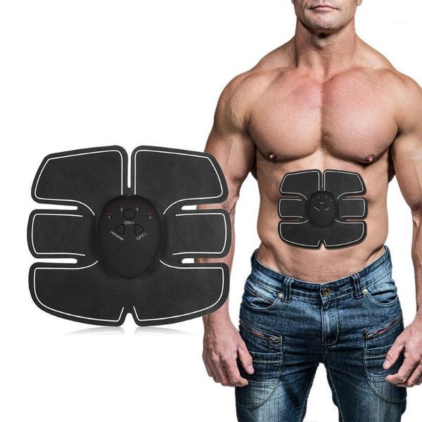 Accessories EMS Stimulator Abdominal Muscle Trainer Fitness Equipment Battery Exercise Toner Body Massager Workout Training Toning Gear