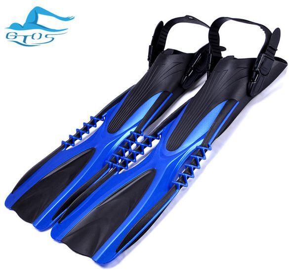 Fins Gloves Aqualung scuba diving fins open heel flippers with adjustable strap for adult swimming flipper equipment 230411