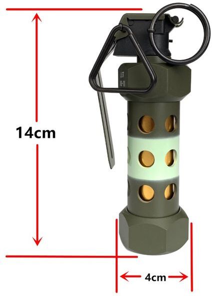 Tactical Dummy M84 Grenade M84 flashbomb No function 1:1 Boutique model AEG Toys Metal Green