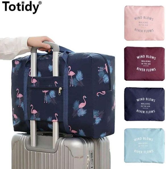 2021 Suitcases Nylon Foldable Travel Bags Unisex Large Capacity Bag Luggage Women WaterProof Handbags Men Clothing Organizer248C